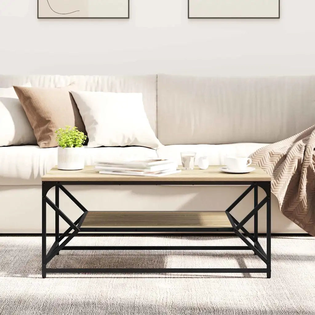 Tavolino da salotto Rovere Sonoma 90 x 50 x 40 cm 868232