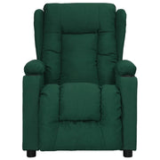 Divano Sedia-Poltrona Reclinabile in Tessuto Verde Scuro 564697