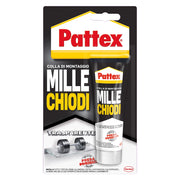 ADESIVO MILLECHIODI 'TRASPARENTE' gr. 40 trasparente- 12 pezzi  - PATTEX