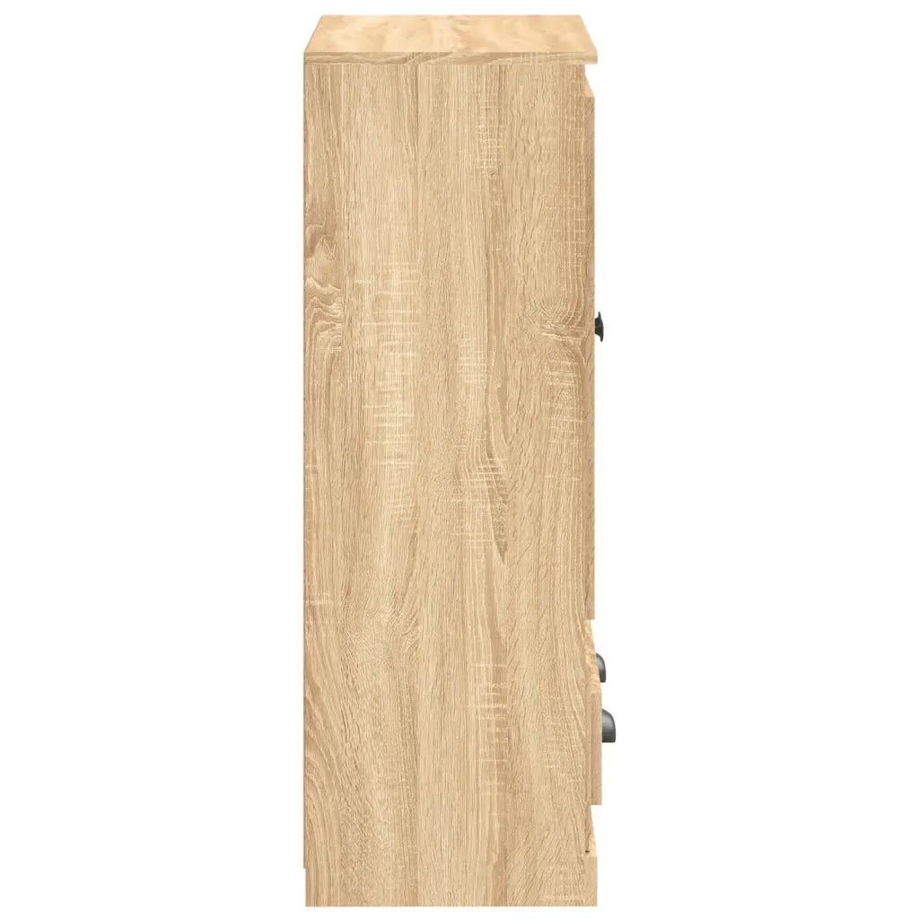 Credenza | Madia | Buffet da pranzo | Armadio da pranzo Rovere Sonoma 60x35,5x103,5 cm in Legno Multistrato