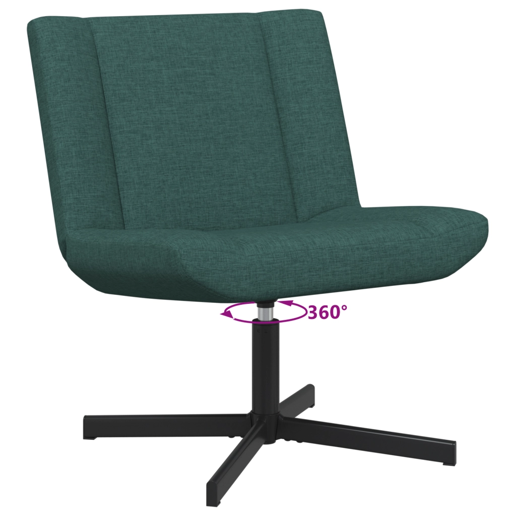 Sedia d'Accentuo Verde Scuro Poliestere Standard