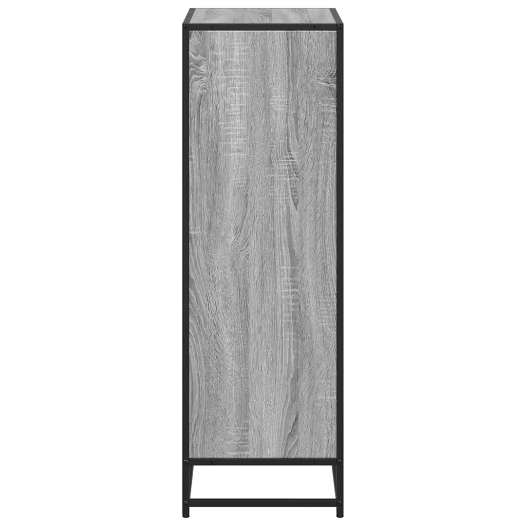 Libreria Grigio Sonoma 60x35x107,5 cm in Legno Multistrato