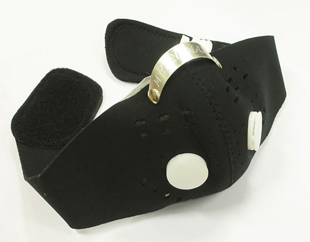 Mascherina antismog anatomica con filtro e chiusura velcro