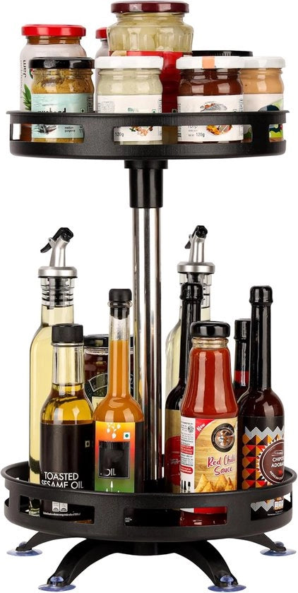 Doppio strato carrello per erbe rotante - Carrello per erbe a rotazione - Organizzatore per la cucina per contenitori di erbe e spezie - Carrello per erbe in metallo 

Modello: 
Specifica tecnica: 
Codice prodotto: