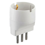 Adattatore schuko Singolo Spina 10A bianco