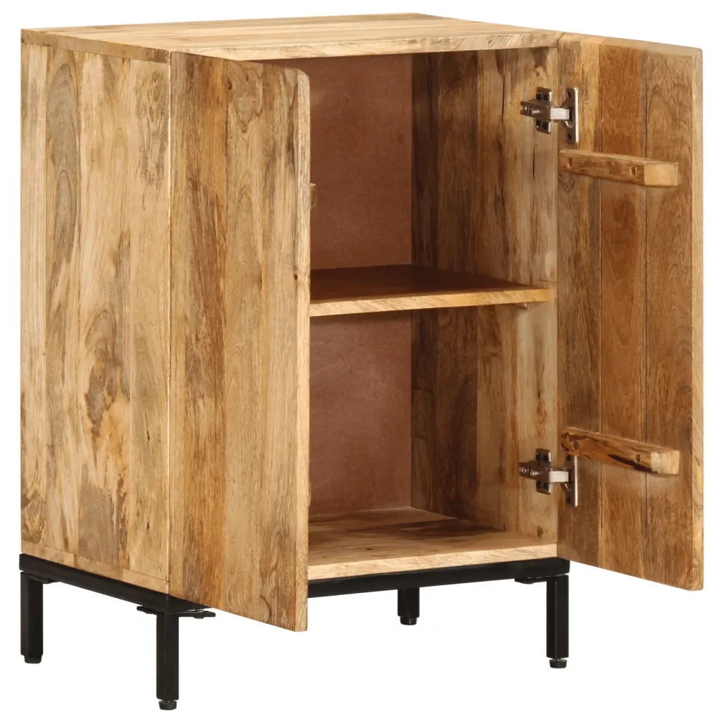 Credenza | Madia | Buffet da pranzo | Armadio da pranzo 53x35x72 cm in Legno Massello di Mango