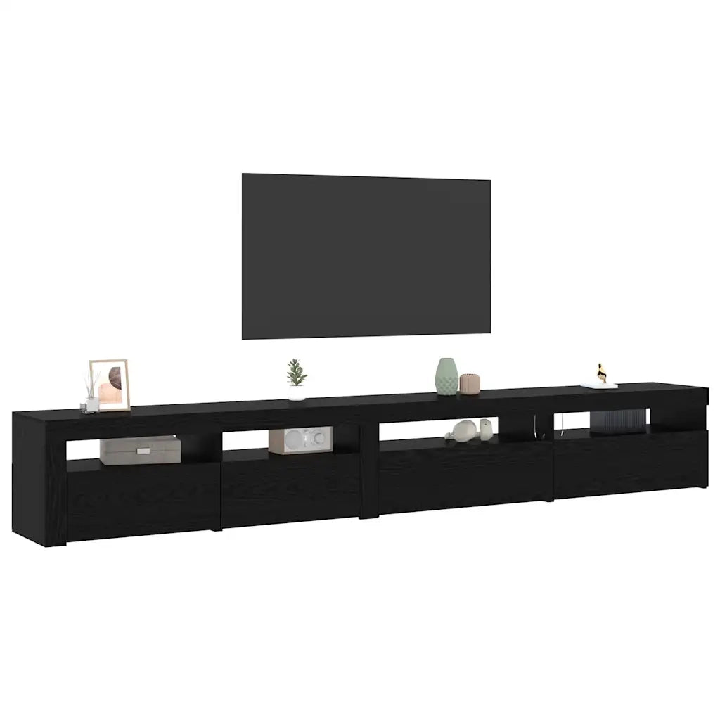 Set mobile TV 3 pcs Rovere Nero 270 x 35 x 40 cm 3332509