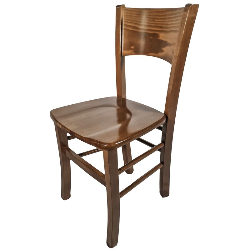 Sedia Lucy massello noce