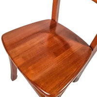 Sedia Lucy massello noce