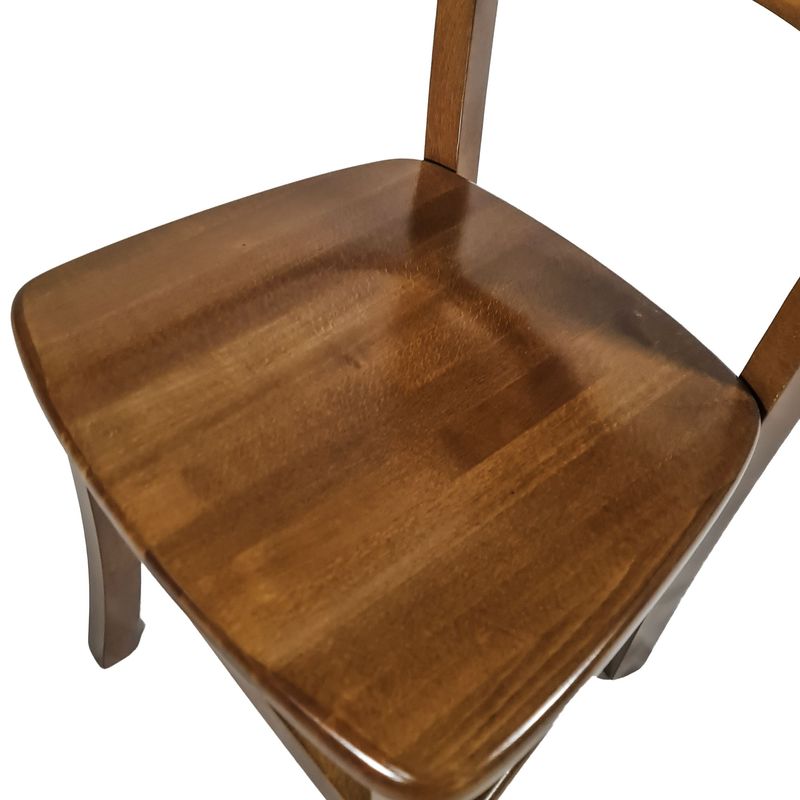 Sedia Lucy massello noce