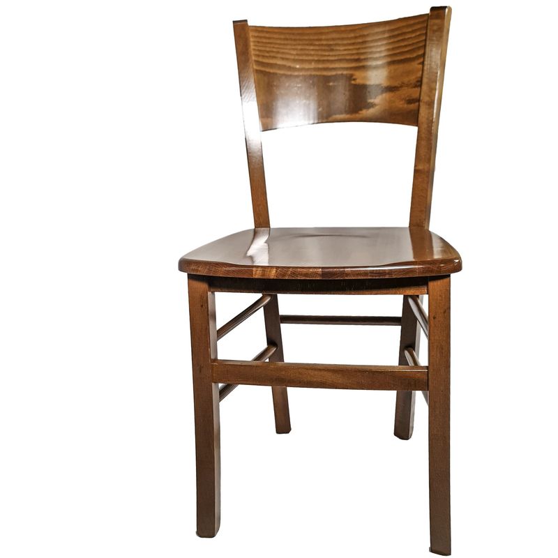 Sedia Lucy massello noce