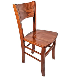 Sedia Lucy massello noce