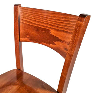 Sedia Lucy massello noce