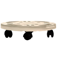 pedana con ruote diametro cm.30 ecru cod:ferx.34477