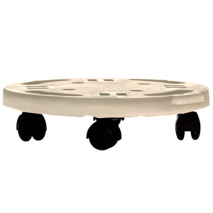 pedana con ruote diametro cm.30 ecru cod:ferx.34477