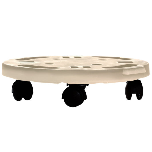 pedana con ruote diametro cm.30 ecru cod:ferx.34477