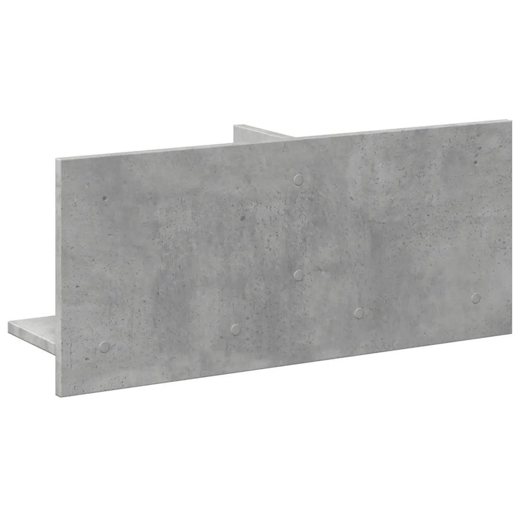 Armadietto a Muro | Mobile a Parete 70x16,5x30 cm Grigio Cemento Legno Multistrato