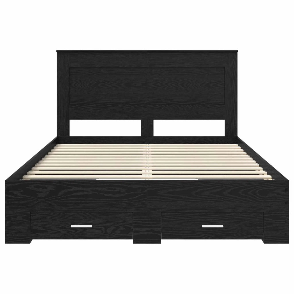 Struttura del letto con cassetto con testiera Legno multistrato 3410311