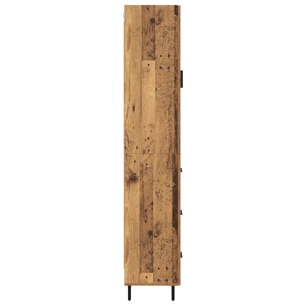 Credenza-Buffet-Armadio da cucina Legno vecchio 34,5 x 34 x 180 cm Legno multistrato 464428