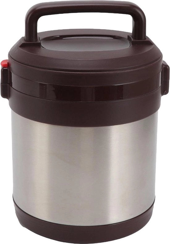 Lunchbox termica per alimenti 13L - Acciaio inossidabile, impermeabile all'acqua, trilay isolante - Grande capacità bento-box riscaldatore di cibo con capacità extra