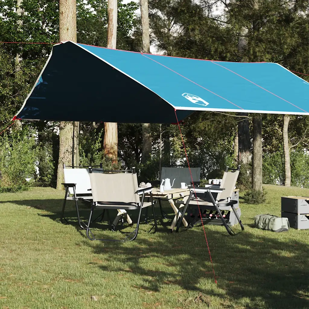 Telone da Campeggio Blu 420x440 cm Impermeabile 94674