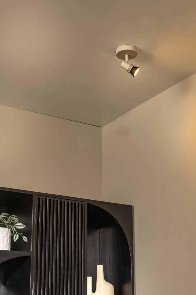 Spot soffitto KIANTI 1xGU10 taupe metallo Lucide