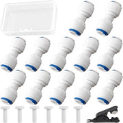 Connettori di tubo acqua 12 pezzi - Connettore rapido 1/4