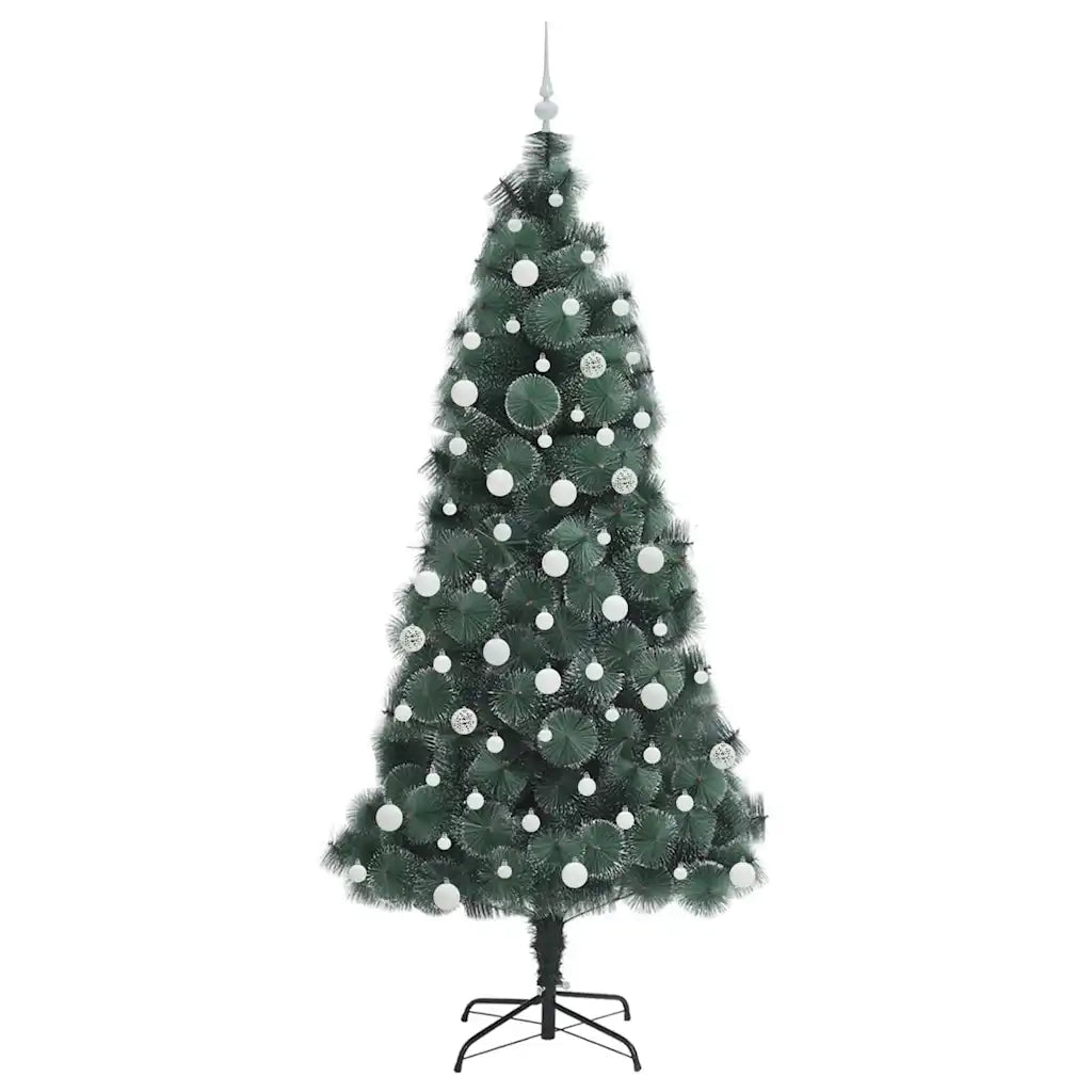 Albero di Natale | Decorazioni natalizie artificiale illuminato con set di palline PET