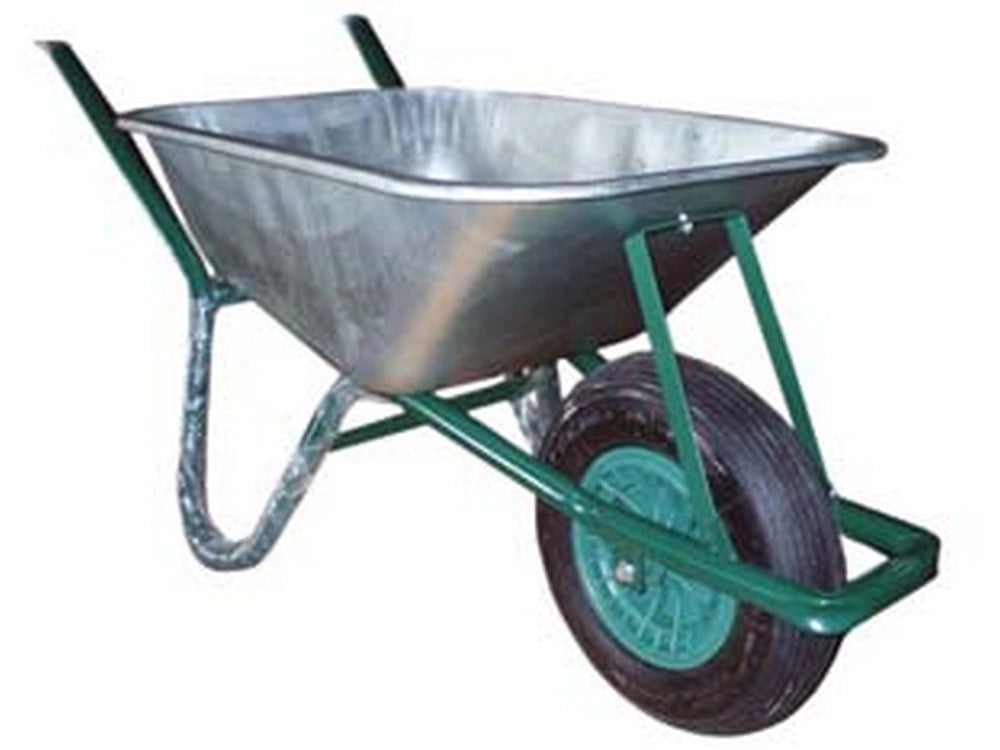 1pz carriola telaio in acciaio con vasca zincata lt.85 - vasca zincata lt.85 cod:ferx.fer175272
