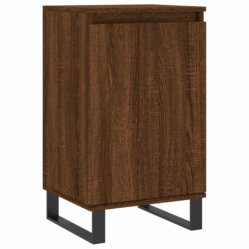Credenze 2 pz Rovere Marrone 40x35x70 cm in Legno Multistrato 831083