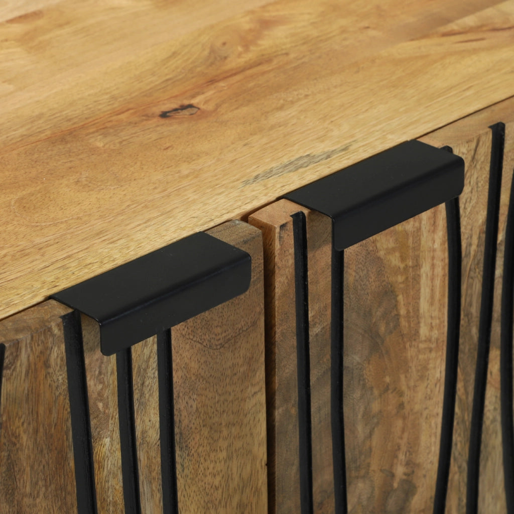 Sideboard 60x33,5x75 cm in Legno Massello di Mango