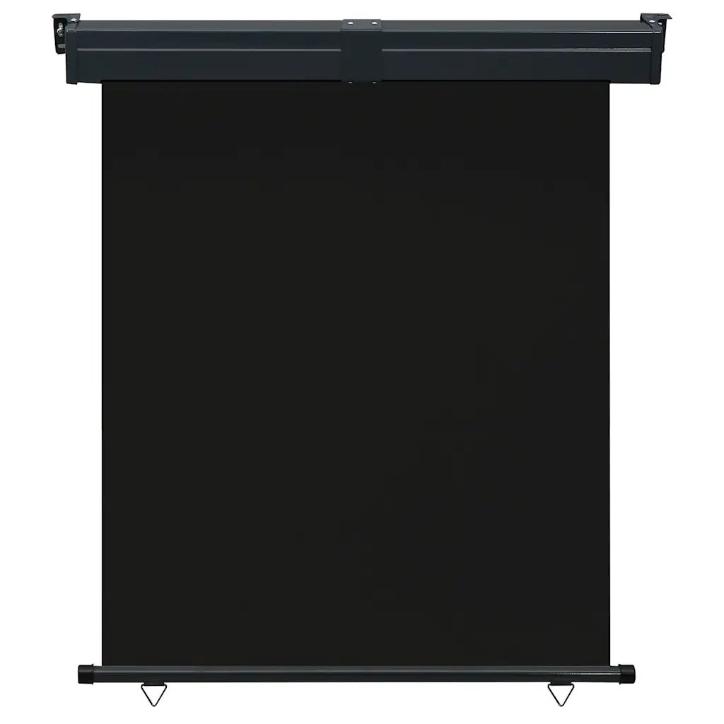 Tendalino Laterale per Balcone-Tenda da Sole Laterale per Patio 145x250 cm Nero
