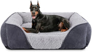 Letto per Cani per Cane Grande, Cuscino per Cani Lavabile, Cuscino per Cani morbido, Letti Antiscivolo per Cani, Divano Plush per Cani e Gatti, 89×63×23 cm