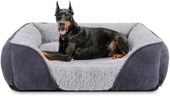 Letto per Cani per Cane Grande, Cuscino per Cani Lavabile, Cuscino per Cani morbido, Letti Antiscivolo per Cani, Divano Plush per Cani e Gatti, 89×63×23 cm