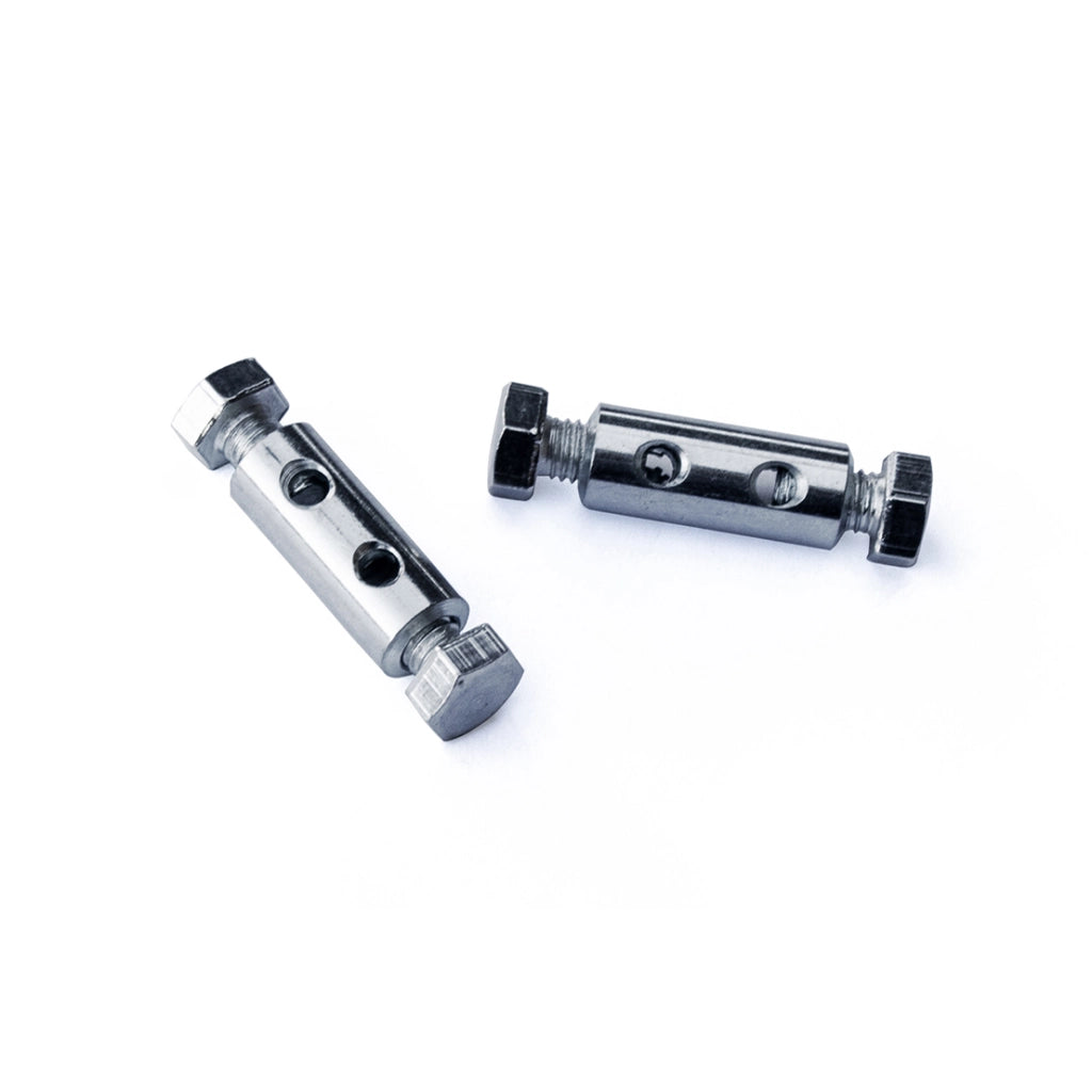 Morsetto serracavi Ã˜ 3 mm in ferro zincato 2 viti in testa 4 pz.