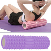 Trade Shop - Rullo Fitness Pilates Schiuma Tubo Esercizi Palestra Yoga Massaggi Schiena 45x13 -
