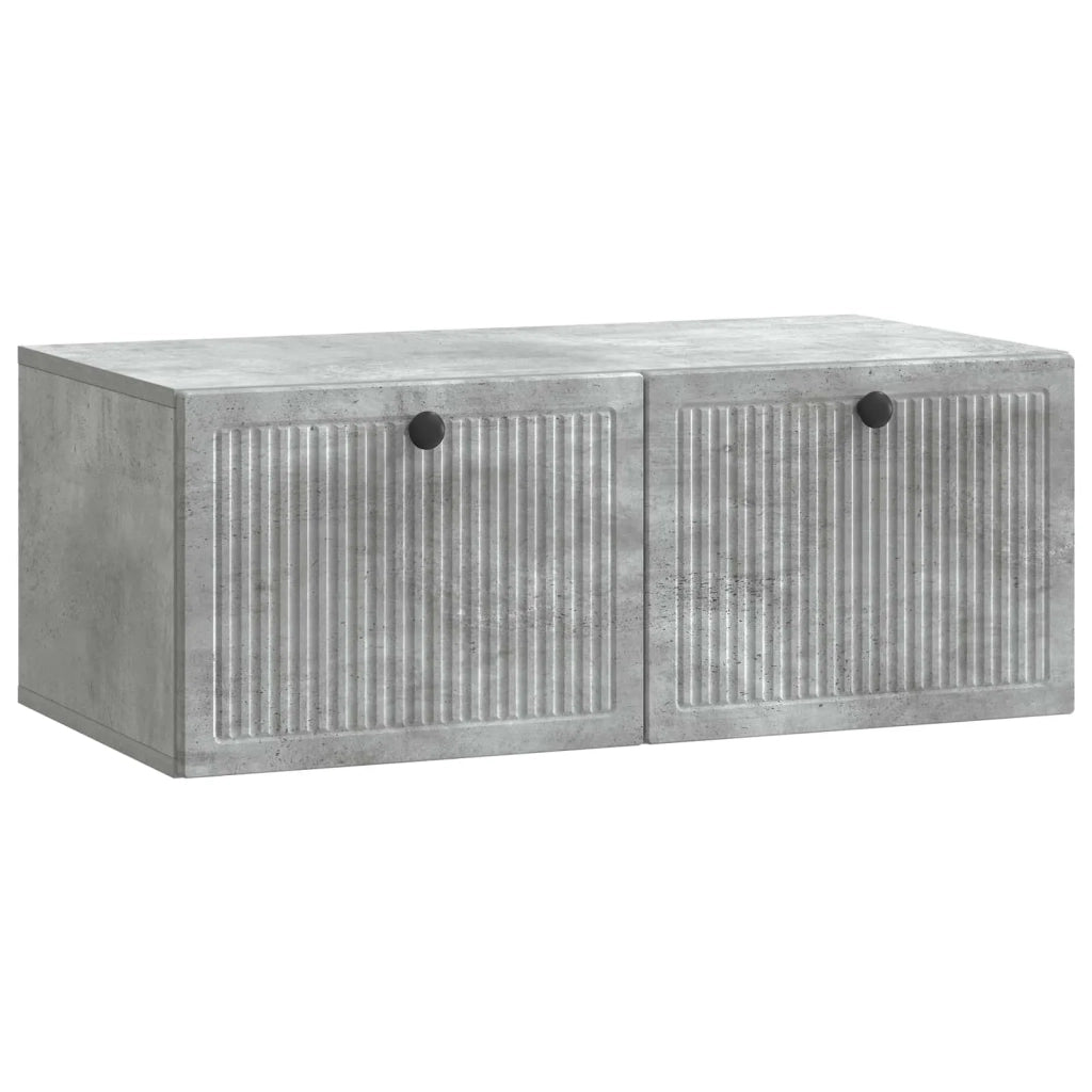 Mobile Porta TV da Muro Grigio Cemento 78,5 x 41 x 30 cm