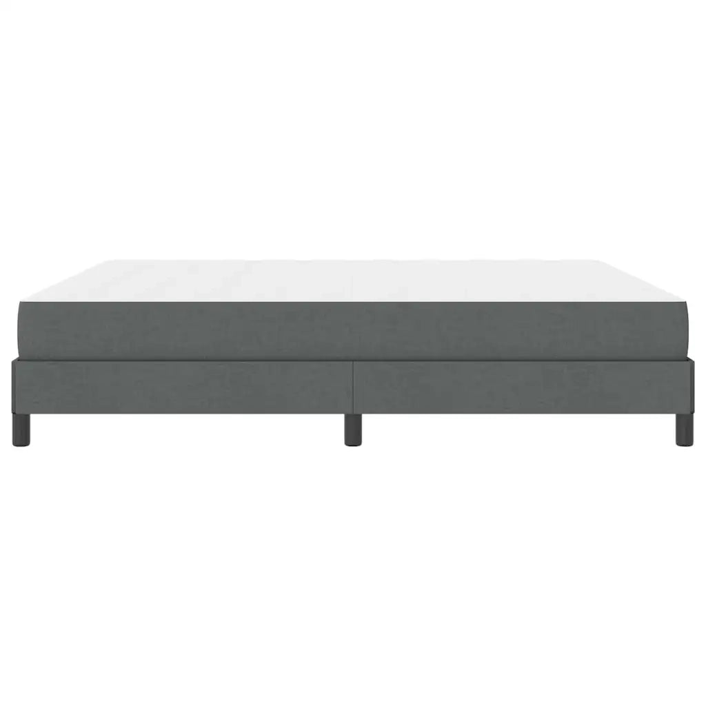 Letto a molle con materasso Grigio scuro 180 x 200 cm Tessuto 3398508