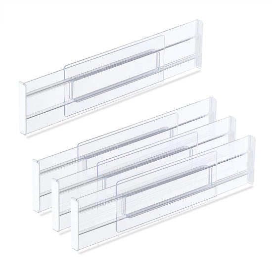 Set di caricabatterie - set di 4 - regolabile 28 - 52,5 cm - organizzatore di caricabatterie - plastica