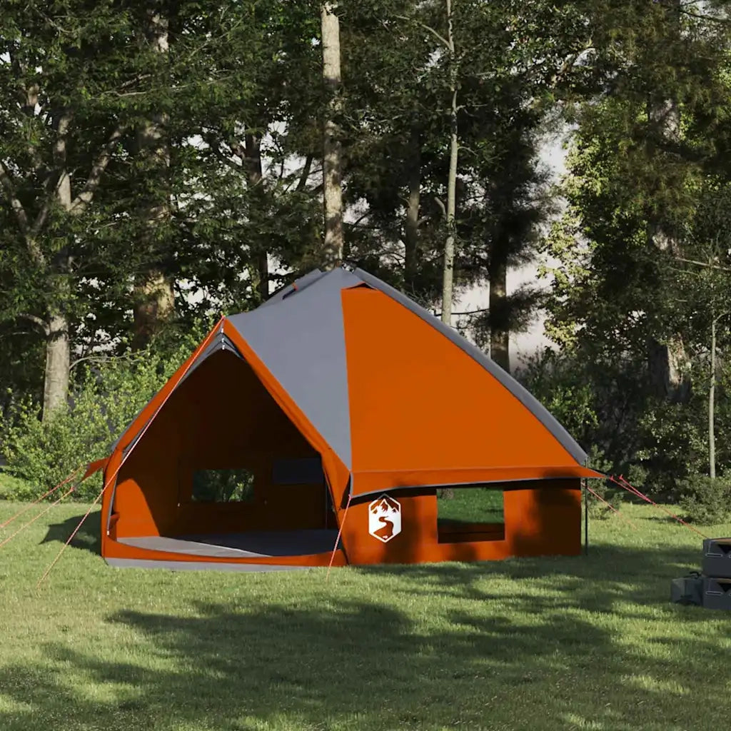 Tenda Teepee per 8 Persone 8 persona Grigio e arancione 42004070