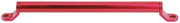 Barra di equilibrio universale per motocicletta - Stabilizzatore di sterzo - In alluminio - Rosso - Balanciere - Adatto per scooter e veicoli elettrici