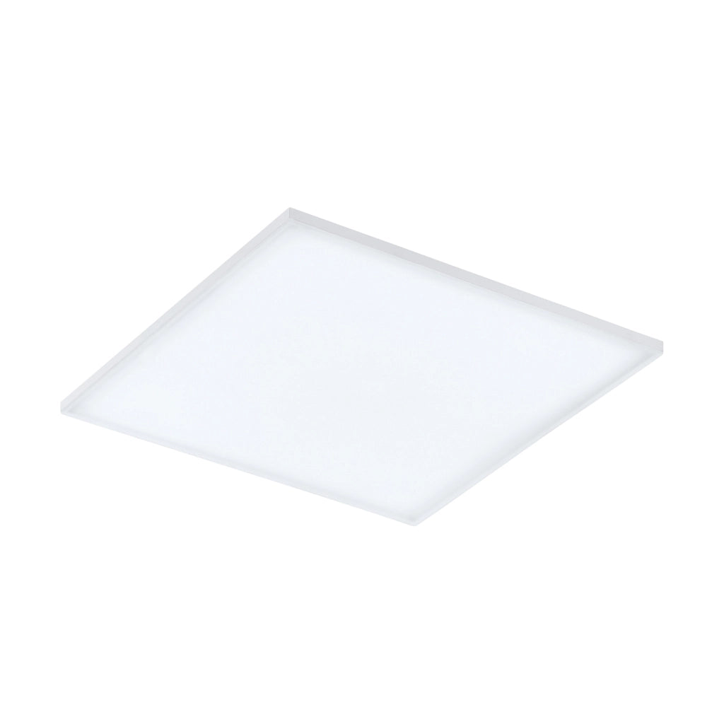 Plafoniera Moderna Turcona Acciaio Bianco Luce Led Integrato 33W