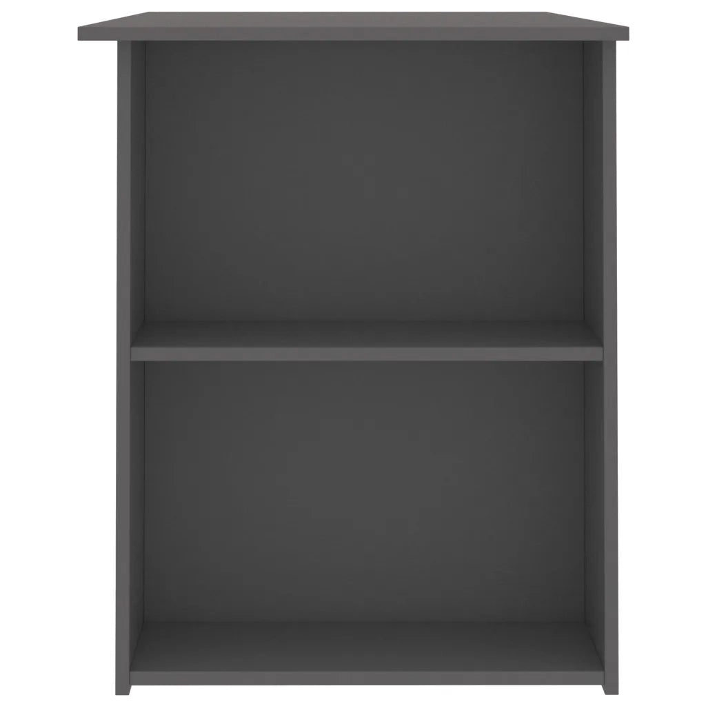 Scrivania Grigia 110x60x73 cm in Legno Multistrato 800578