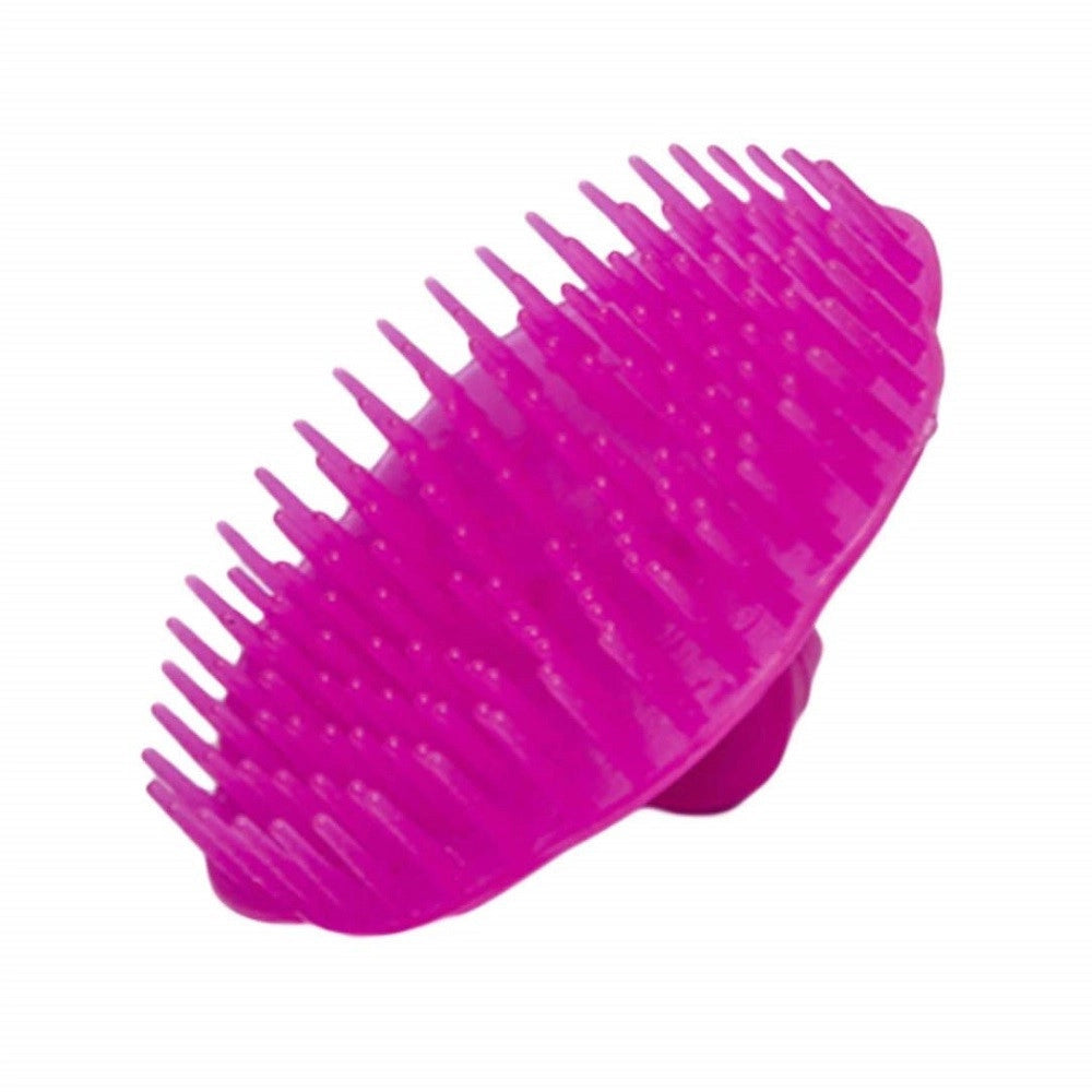Trade Shop - Spazzola Shampoo Massaggiante In Silicone Morbido Per Capelli Pulizia Cuoio Capelluto -