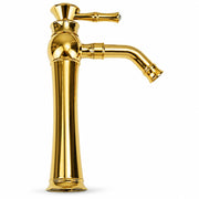 RUBINETTO BAGNO STILE ANTICO DIAMANTE MISCELATORE LAVANDINO ORO DORATO 2302