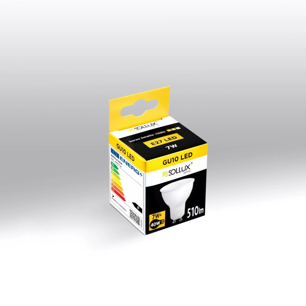 Lampadina LED GU10 3000K 7W 510lm