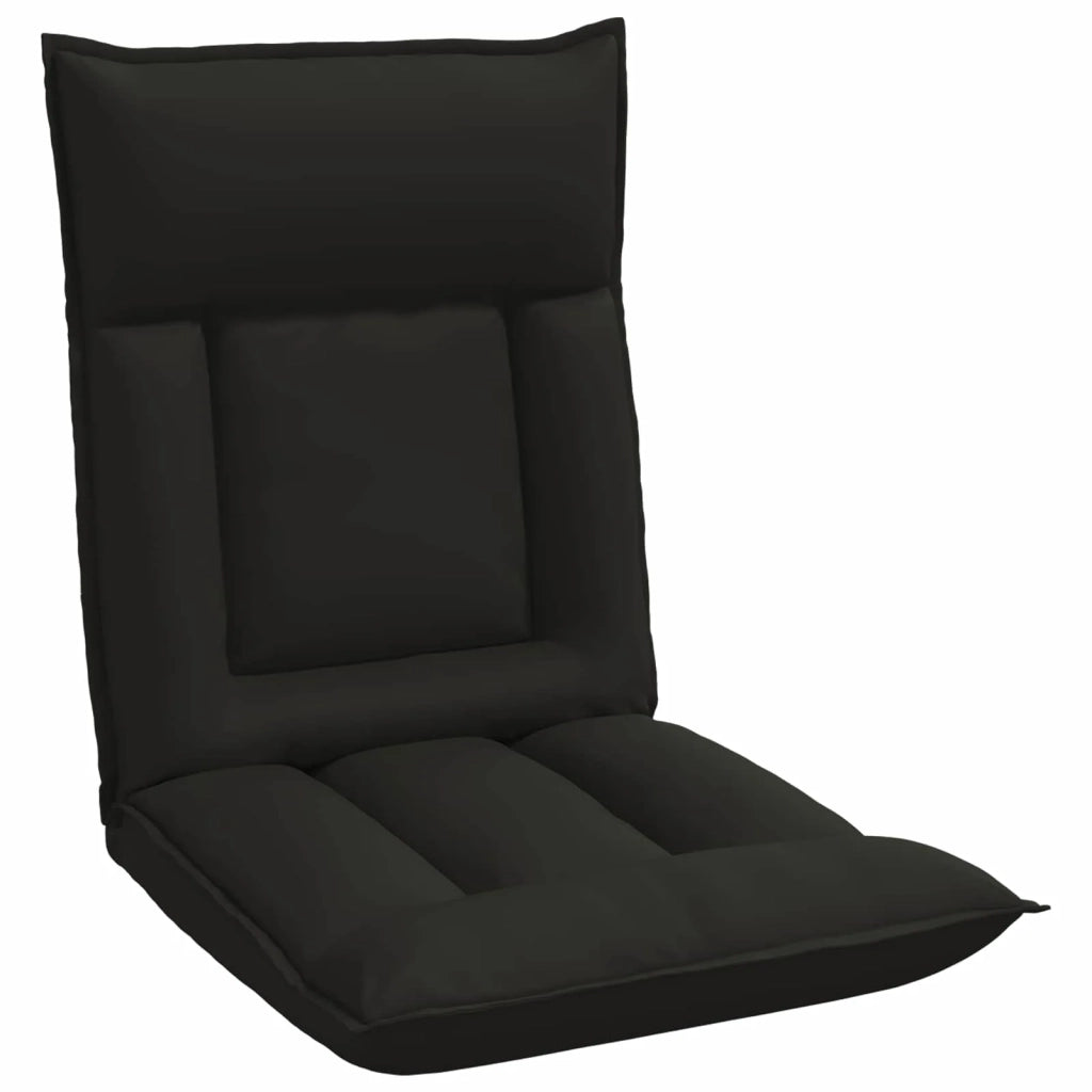 Sedia da Pavimento Nero 55 x 61 x 70 cm Pelle Sintetica 42028187