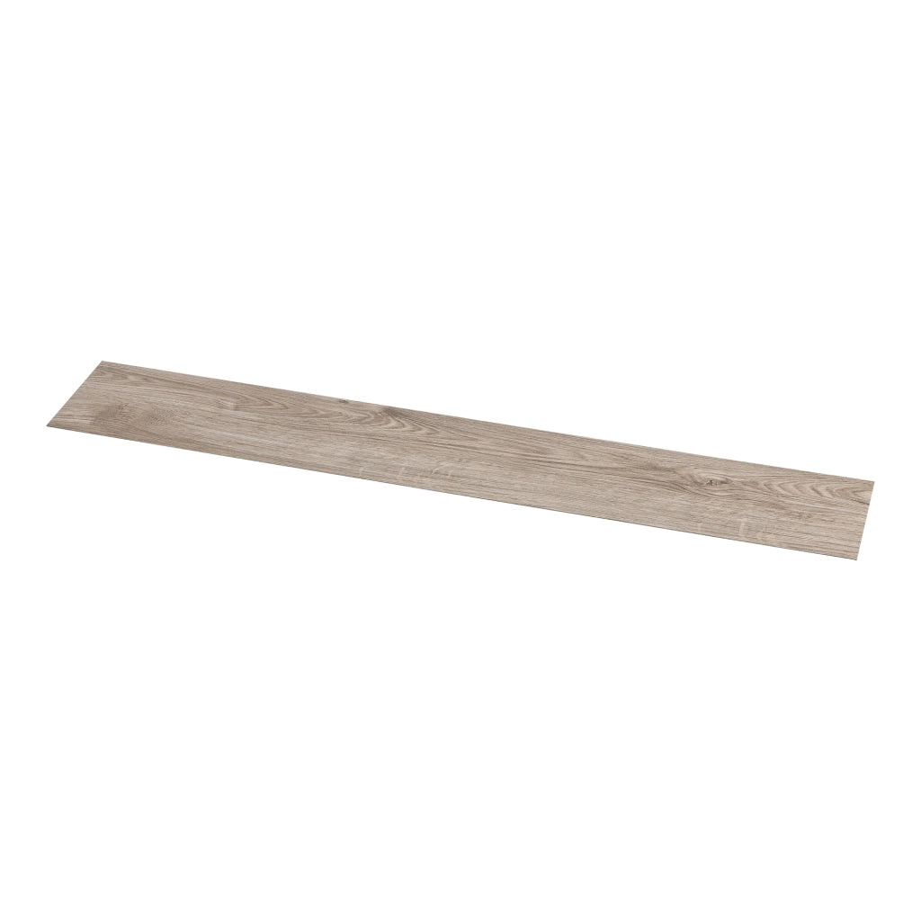 Piastrelle Adesive in PVC (7 listoni = 0,975 m²) Laminato Vinilico Fai da Te Pavimentazione Autoadesiva Rivestimento per Spazi Interni - Effetto Rovere Opaco