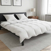 Piumone Bianco 220 x 260 cm Fibra di bambù 42041946