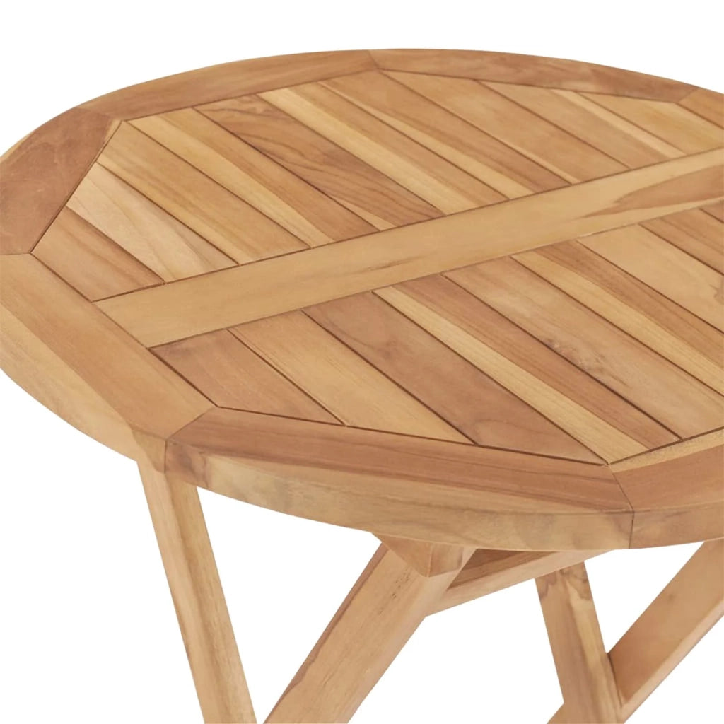 Set da Giardino 3 pz Marrone Legno Teak Massello 3437378